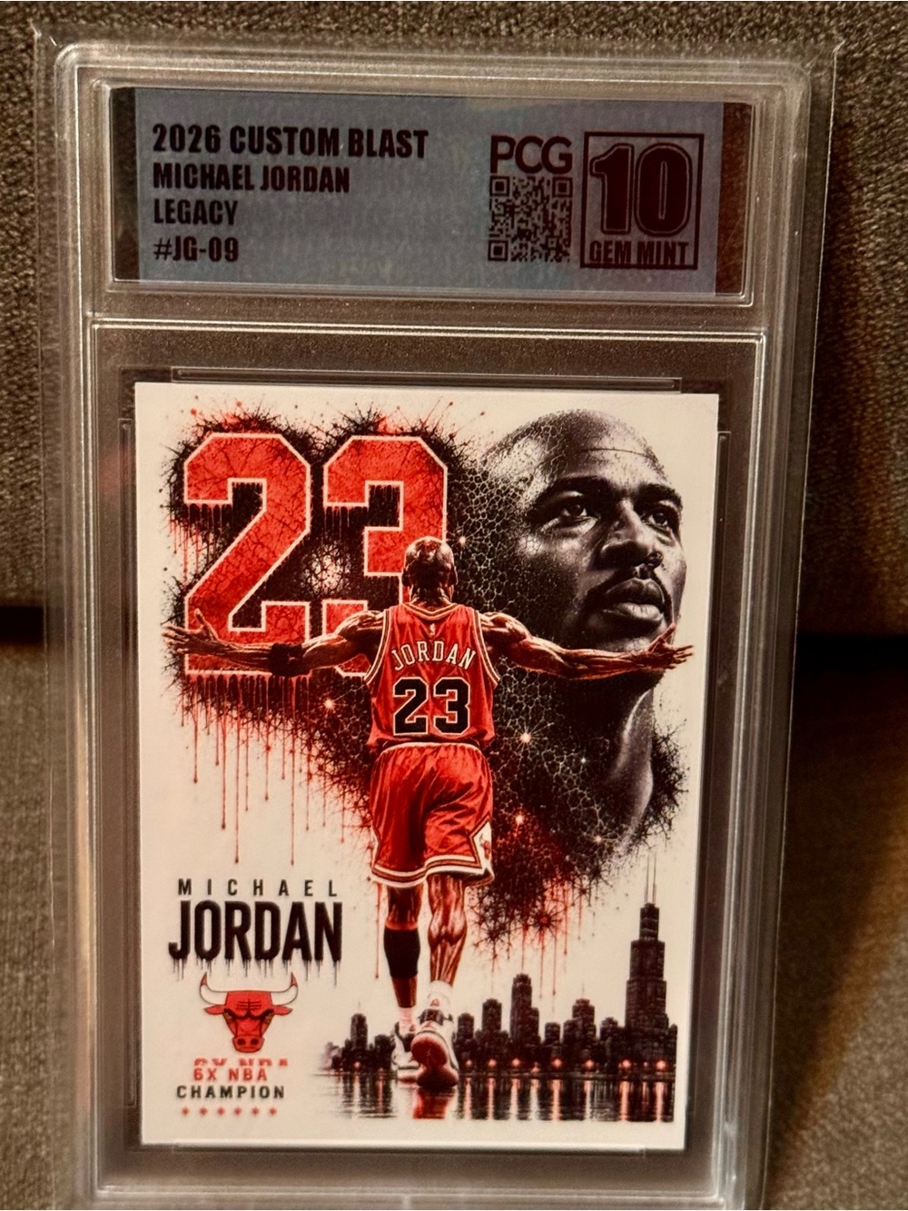 Michael Jordan - 2026 Custom Blast Legacy #JG-09 PCG 10 Gem Mint